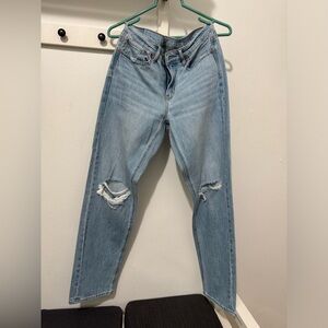 American Eagle Outfitters Light Blue Straight Leg Jeans